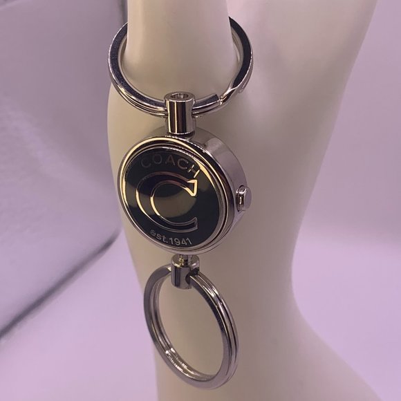 Coach Signature Keychains ( New) Green - Picture 1 of 4